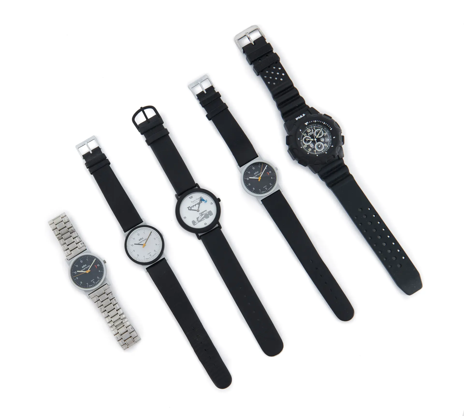 TYRRELL Ensemble de 5 montres publicitaires - Sans réserve - No reserve