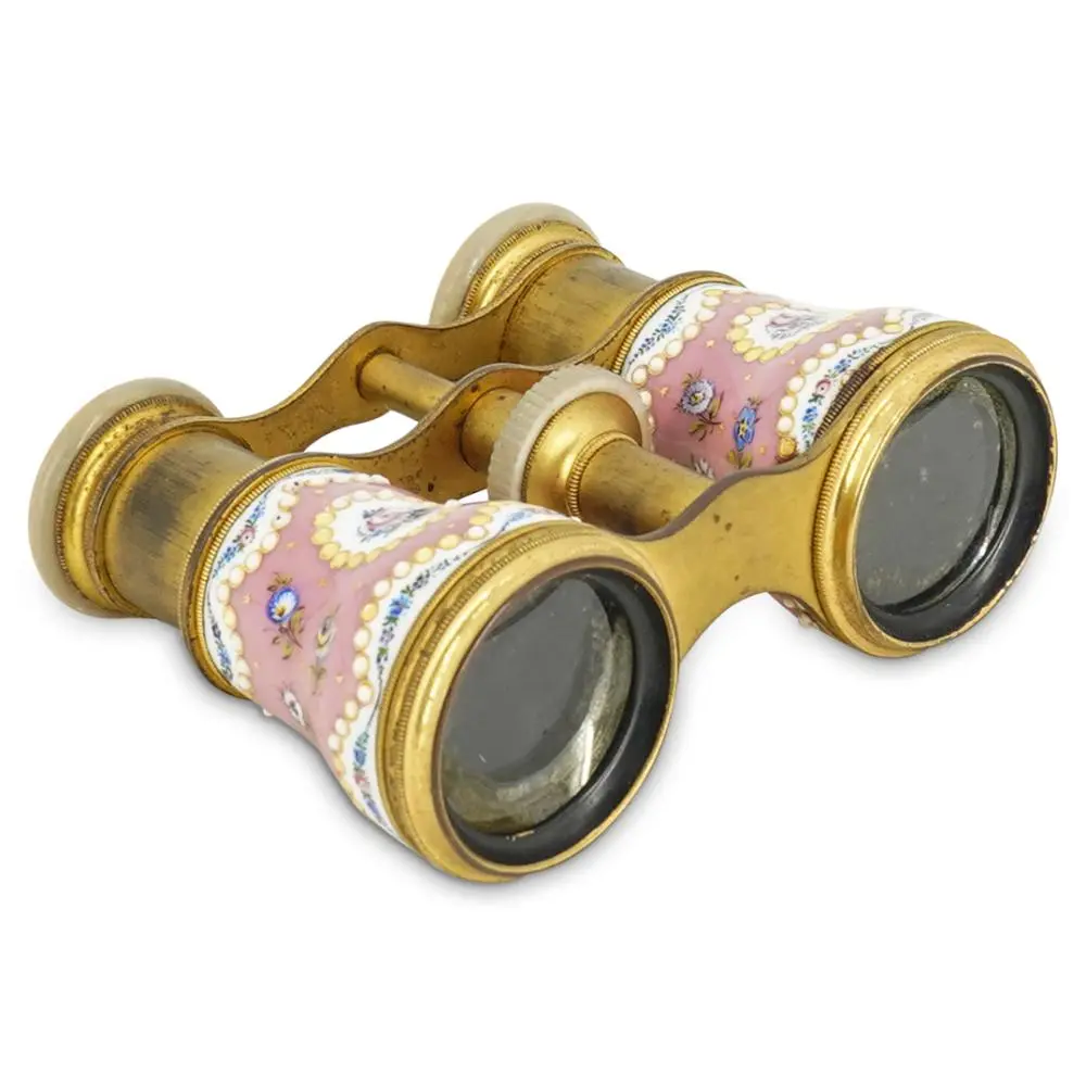 Antique French Lemaire Porcelain Opera Glasses