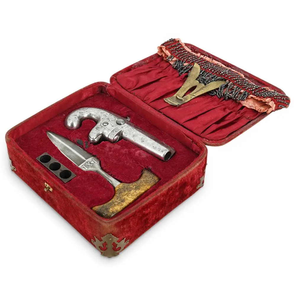 19th Century Prostitute Set In Box