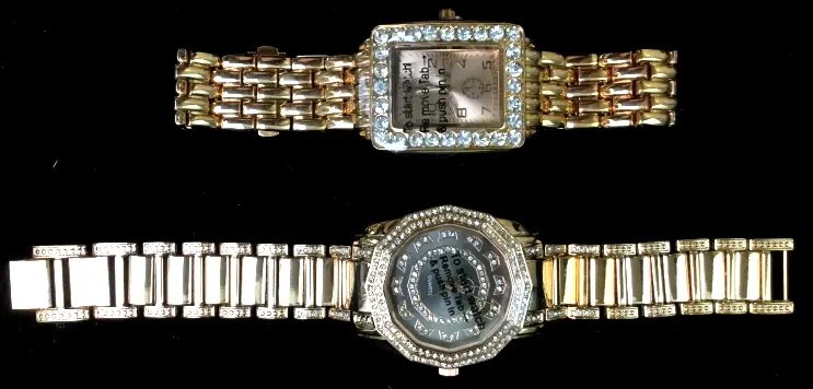 Pair Of Burgi Fashion Jewelry Watches
