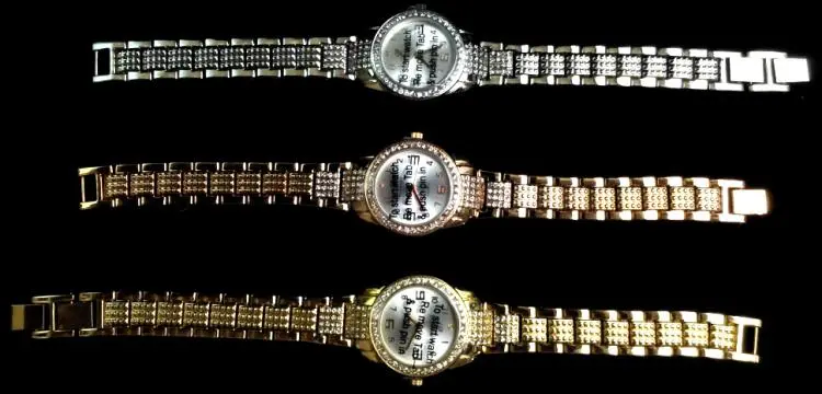 (3) New Burgi Fashion Watches Quartz Movement