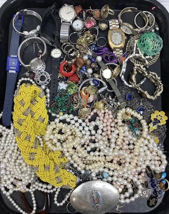 Assorted Vintage Fila Watches & Costume Jewelry