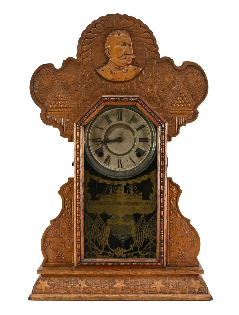 E. Ingraham Admiral Dewey U.S. Navy Clock