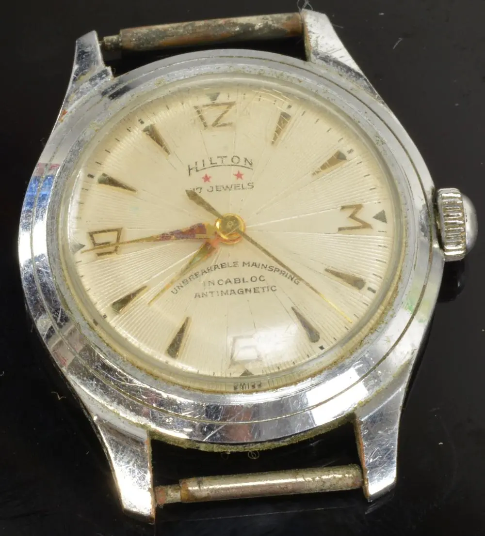 Vintage Hilton 17 Jewel Incabloc Antimagnetic Wrist Watch