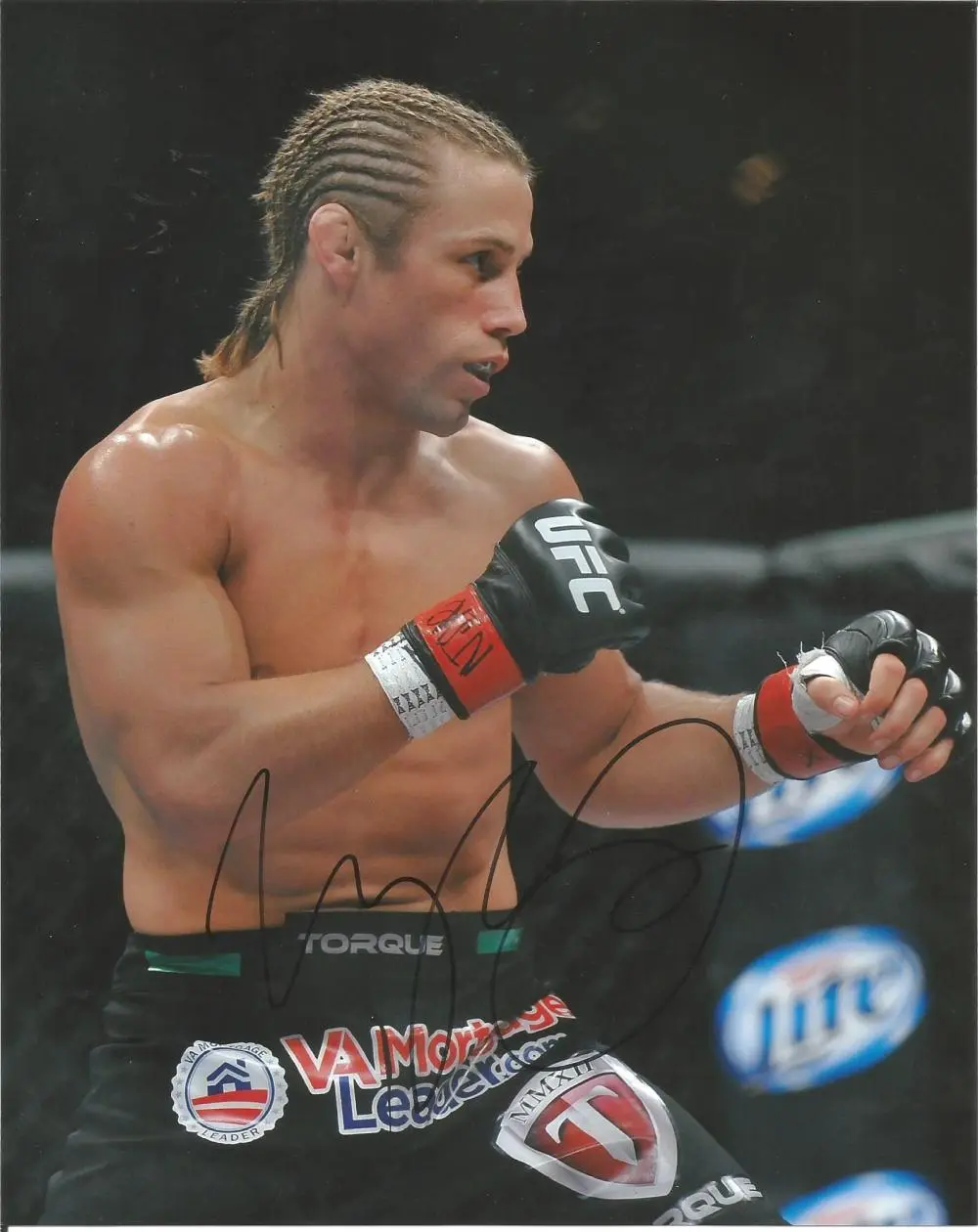 Urijah Faber UFC hand signed 10x8 photo. This beautiful hand signed photo depicts MMA and UFC