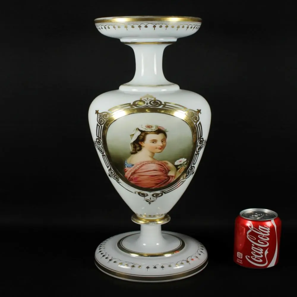 BOHEMIAN MILK GLASS