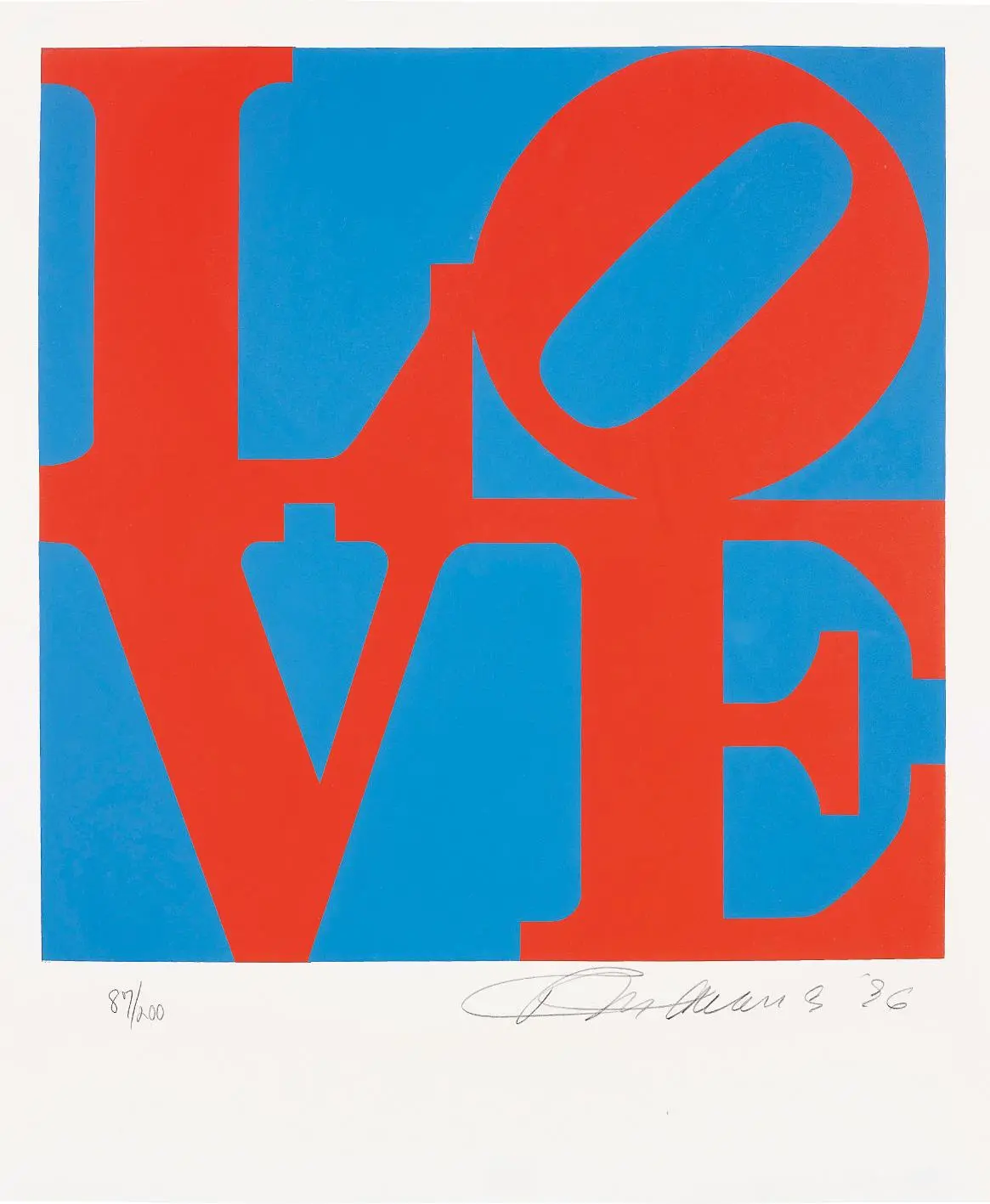 Love, from Book of Love, 1996 – Robert Indiana