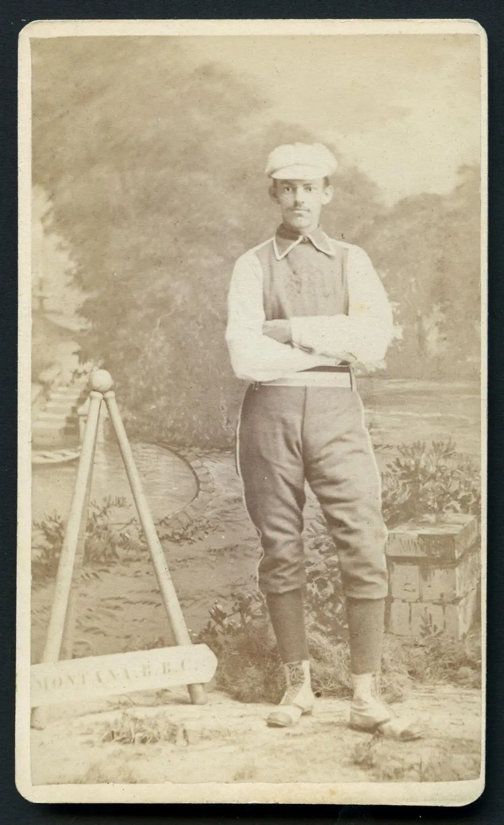 Baseball player Carte de Visite c.1870s.