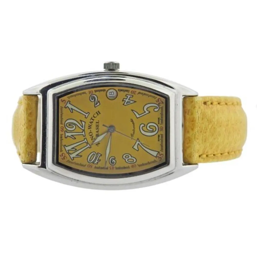 Zeno Watch Basil Yellow Automatic Watch