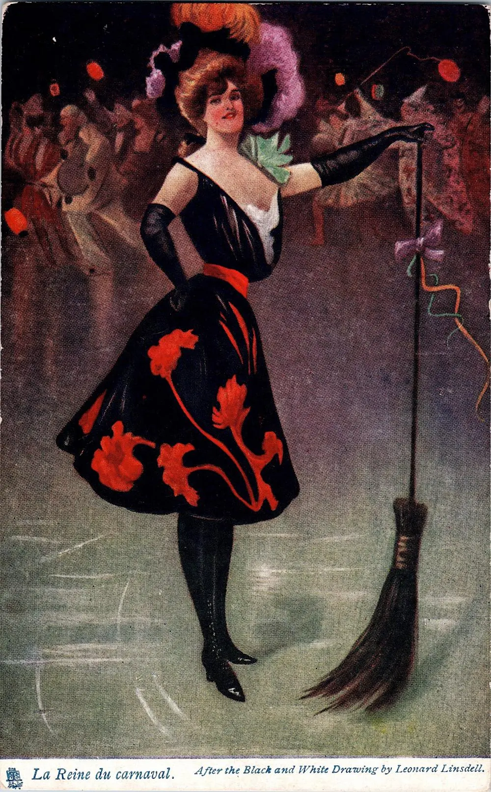 Antique Quality Rare Postcard Art Nouveau / Deco