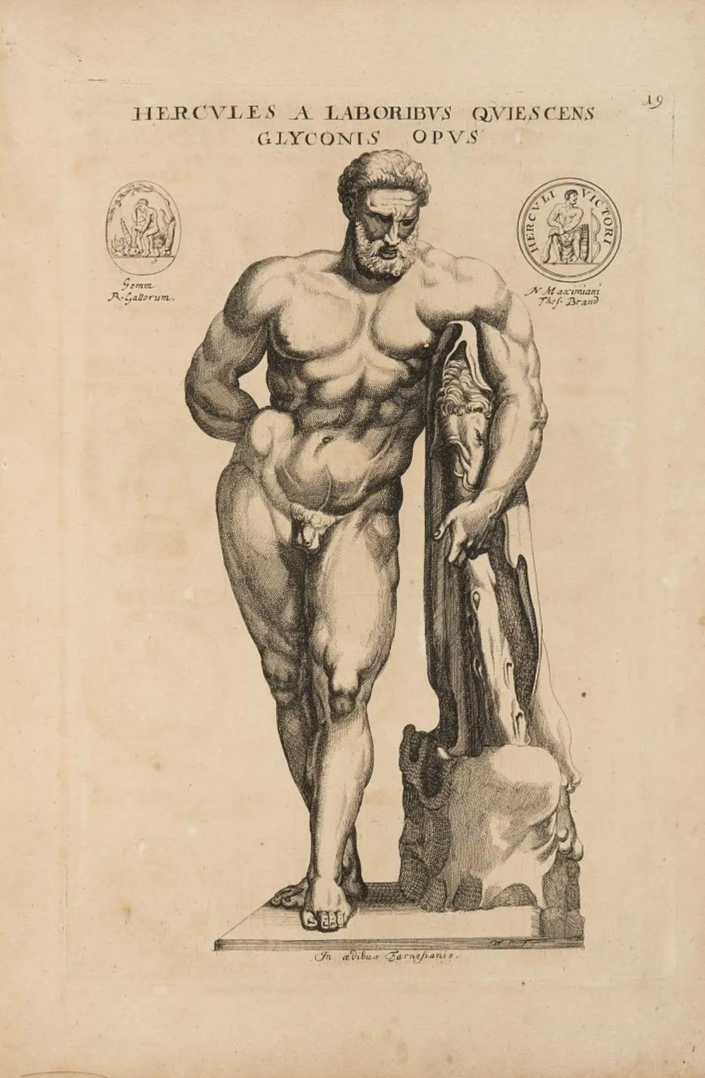 Beger, Lorenz Hercules ethnicorum ex variis antiquitatum reliquiis delineatus.