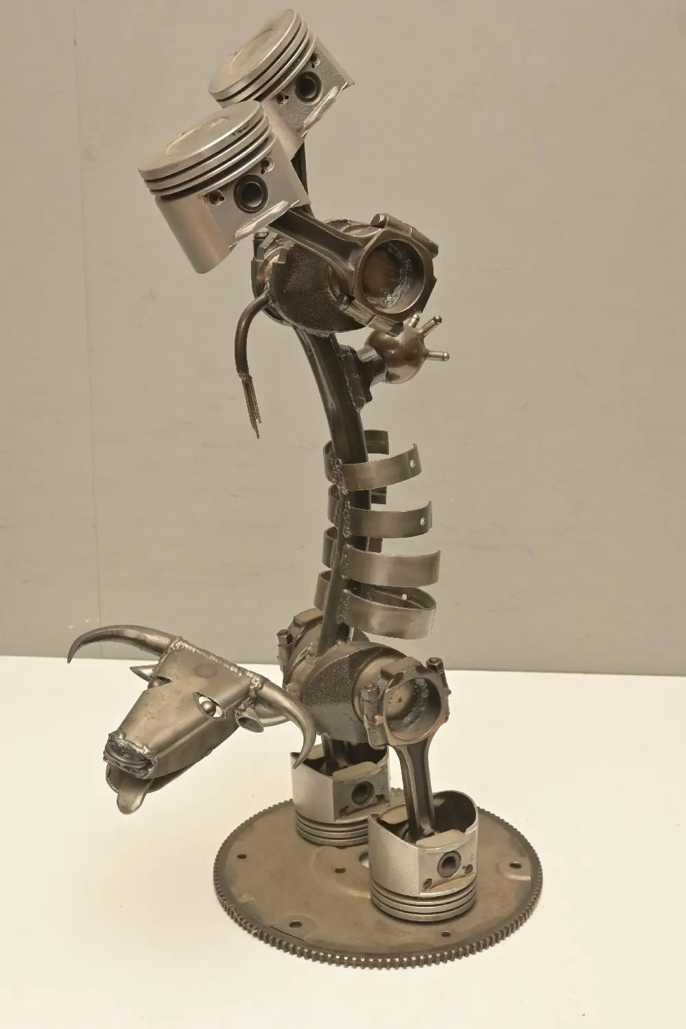 AN INTERESTING "MAD COW" BRUTALIST SCULPTURE MADE OF...