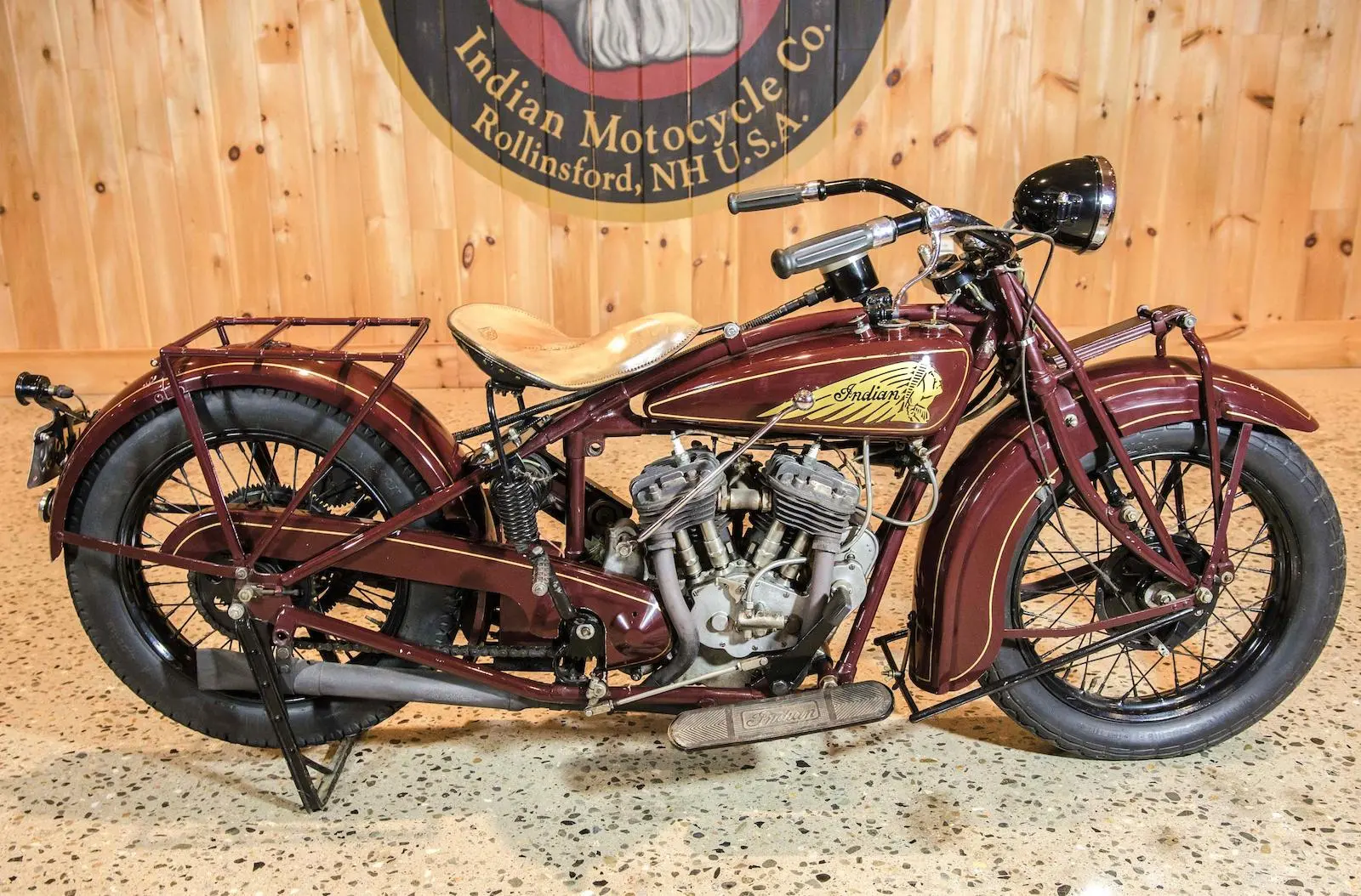 1929 Indian 45ci 101 Scout Engine no. DGP 8933