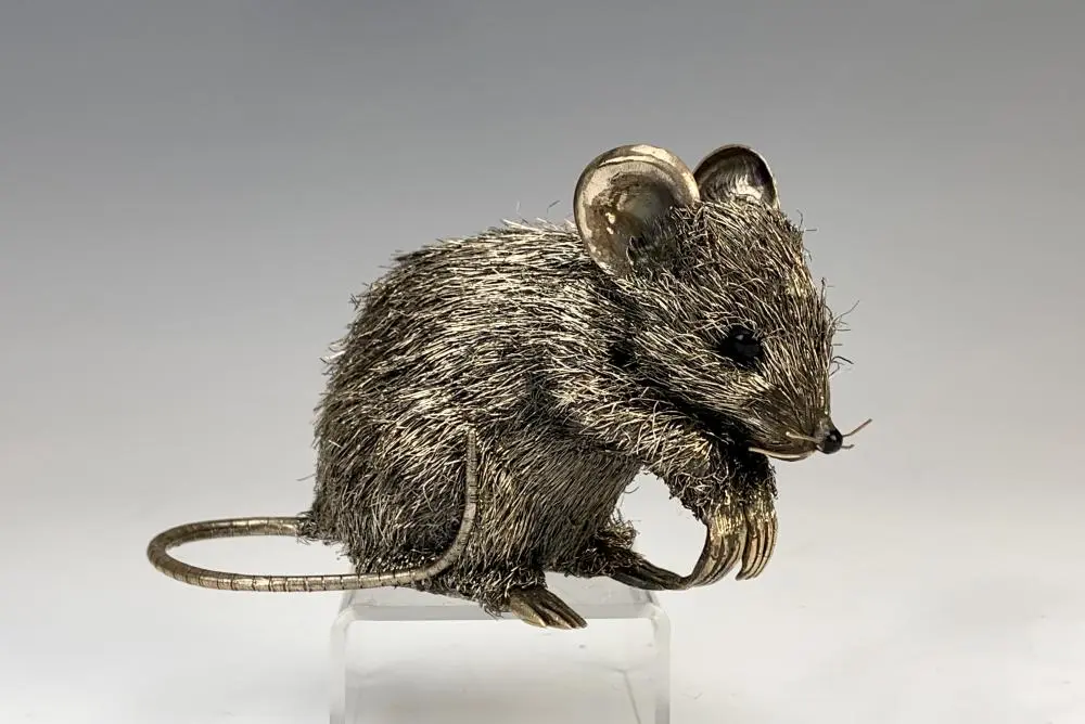Buccellati Sterling Silver Furry Animals Mouse Sgd