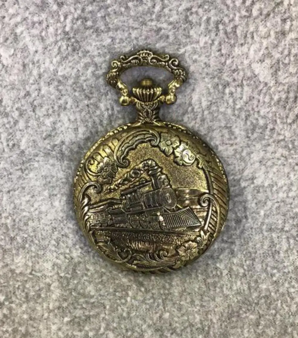 Antique Collezio Pocket Watch With Train