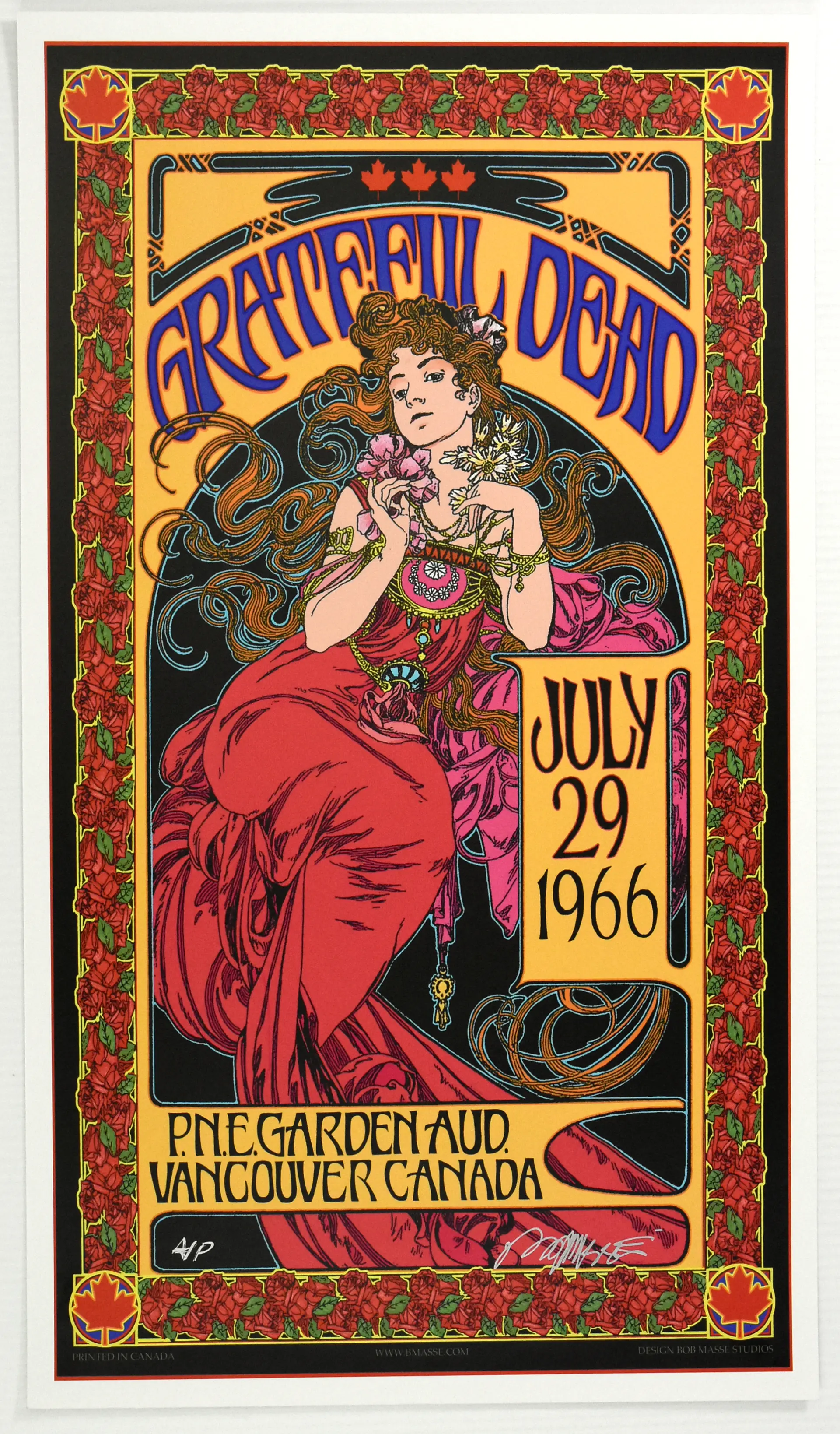 1966/2016-Bob Masse-Grateful Dead-P.N.E Auditorium...