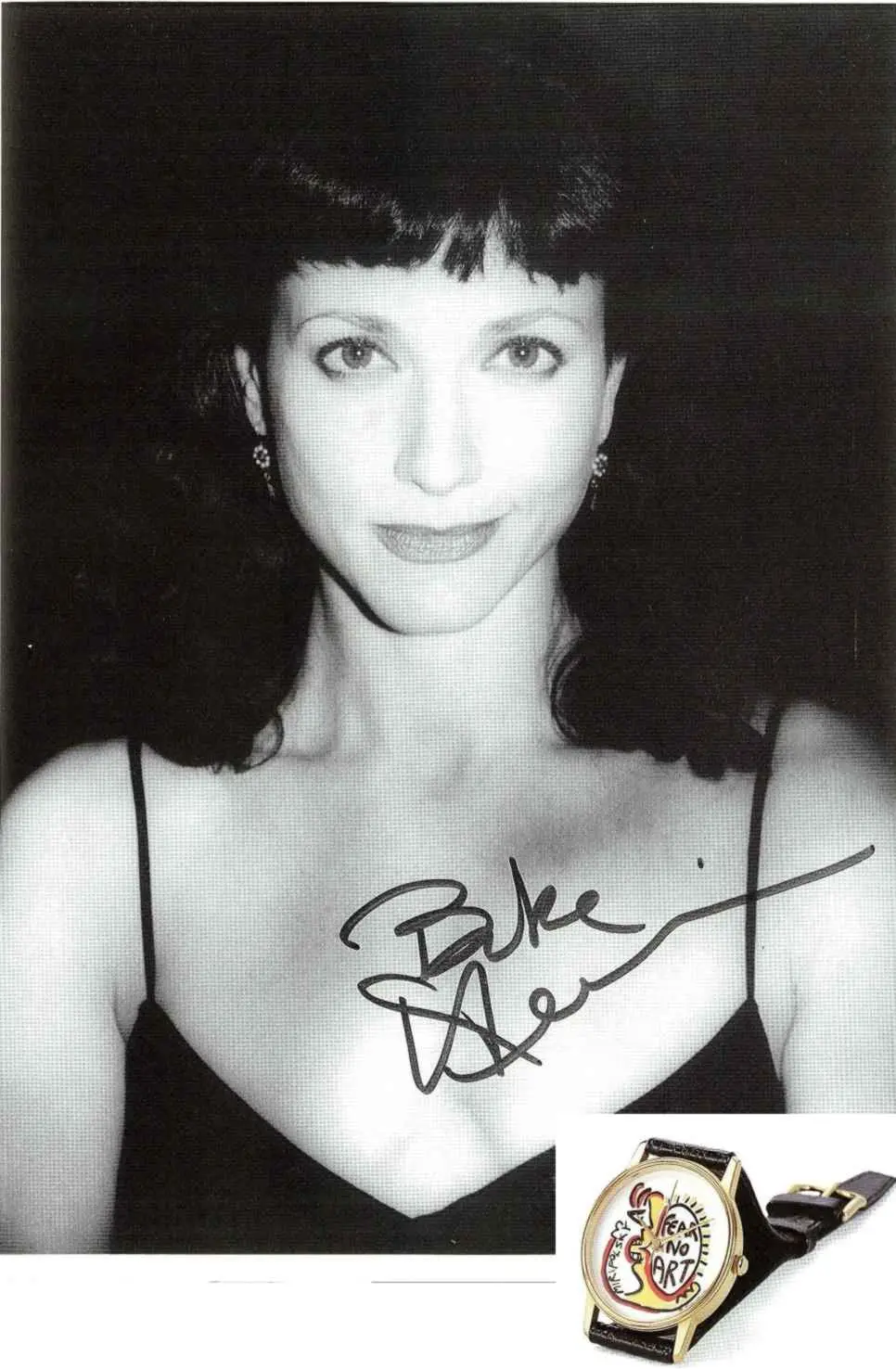 IMAGE WATCHES INC. California "Fear No Art". Donated by Bebe Neuwirth.