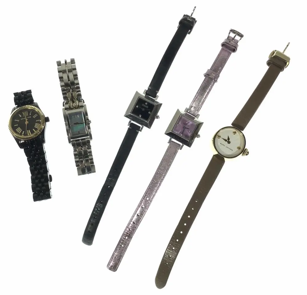 (5) Fashion Designer Watches Marc Jacobs, Coach