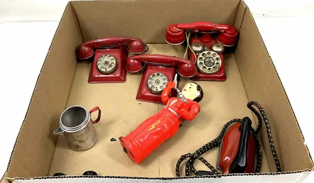 Irwin Man From Mars & Metal Toy Phones