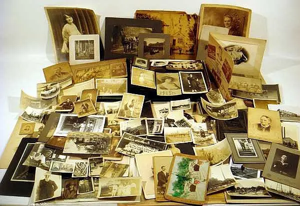 2V + 100Pcs CDV's Cadaver Flappers ANTIQUE PHOTOGRAPHS...